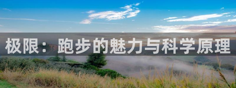 德国MK体育官方正版app集团：极限：跑步的魅力与科